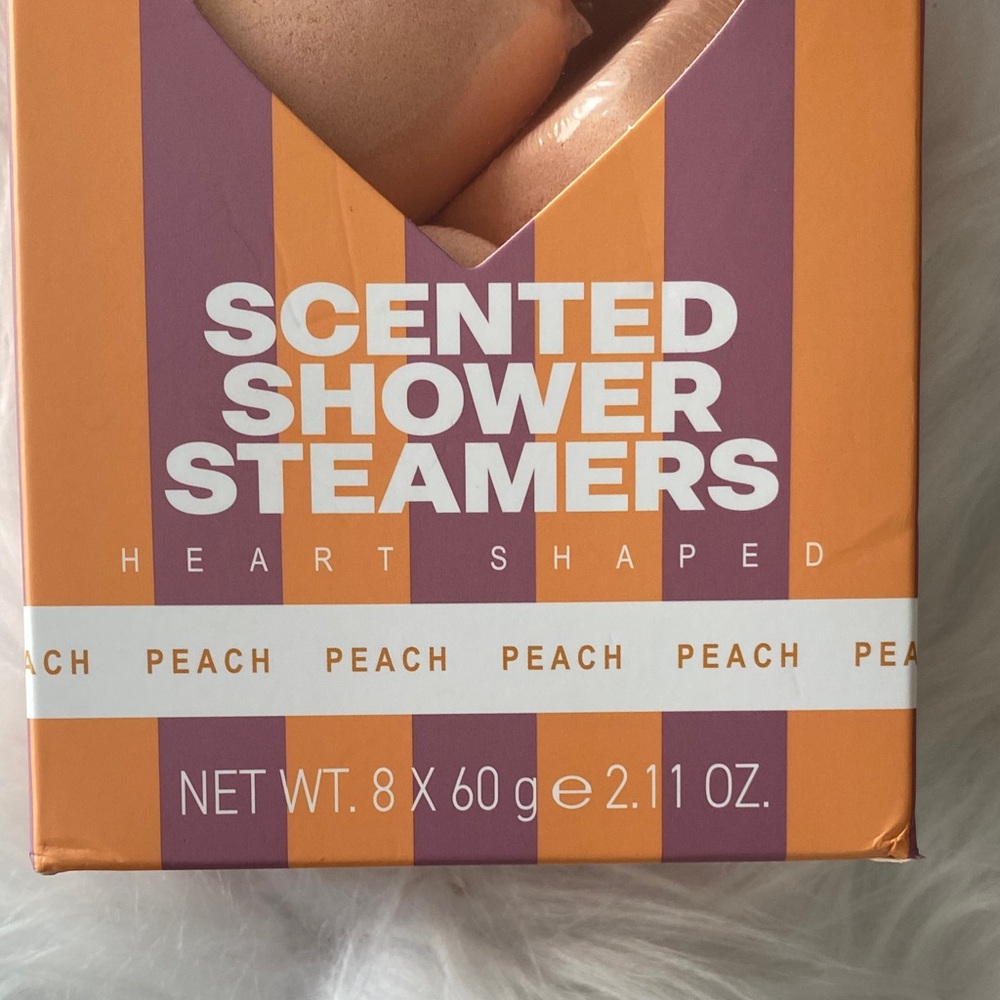 Asquith & Somerset Passion Peach Scented Shower Steamers - Heart Shaped - Picture 3 of 4